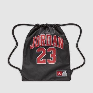 Nike Air Jordan 23 Gym Sack Bulls Jersey Backpack Bred Black Red